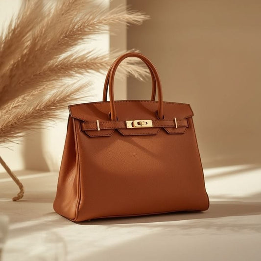 Classic Leather Handbag For Girls